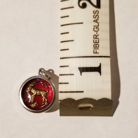 Vintage Sterling Silver Bubble Bracelet Charm - Picture 3 of 3